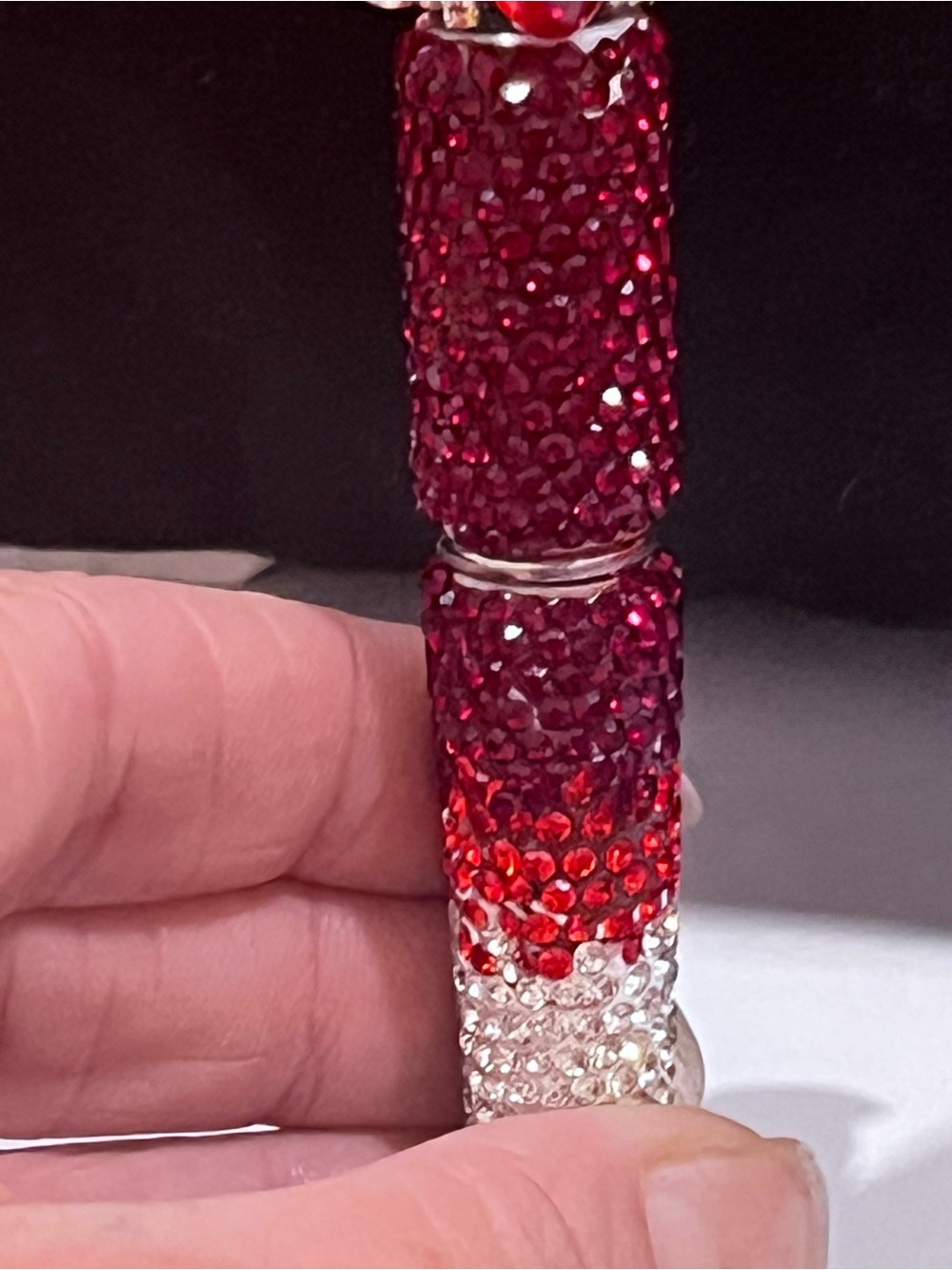 Betty Boop Red rhinestone Beaded focal fancy pen - Picture 7 of 8